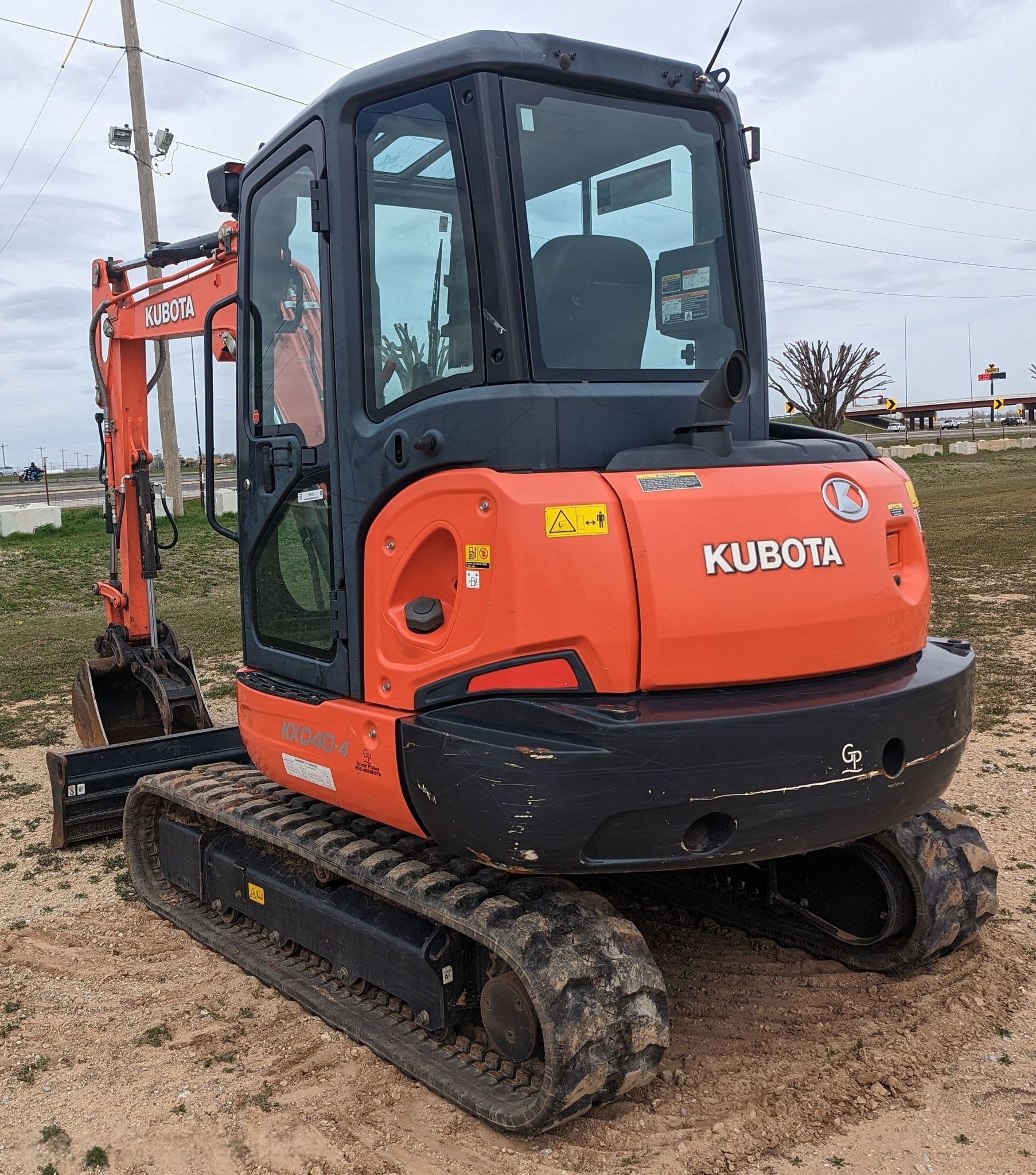 2020 Kubota KX040-4 Mini Excavator thumbnail 4